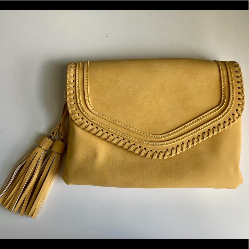 Yellow Boho Crossbody Bag